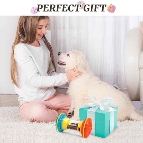 MateeyLife Interactive Dog Toys, Treat Dispensing Dog Puzzle Toys for Medium & Large Dogs, Mental Stimulation & Enrichment Toy, Keeps Pets Busy with Treats
