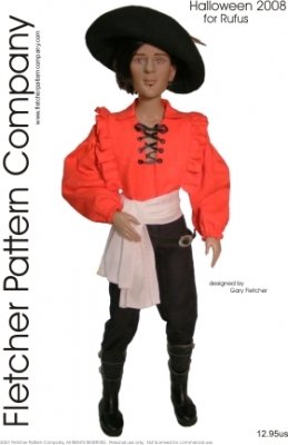 Halloween Costume Pattern for 17" Matt & Rufus Tonner