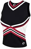 3-Color Kick Cheerleading Uniform Top - Womens Sizes