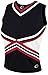 3-Color Kick Cheerleading Uniform Top - Womens Sizes