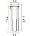 Jtech 10 x T5, 5050 SMD LED White Instrument Panel Dash Light Bulb 74 17 18 37 70 2721