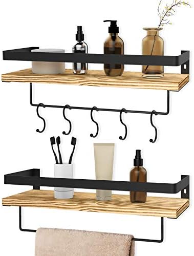 Bathroom Floating Shelves With Rail