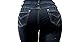 Jack David Women's Plus Size Stretch Black/Blue mid Rise Denim Jeans Pants Skinny Leg