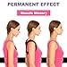 TDH Posture Corrector Women Men- Back Clavicle Support Brace Neck Pain Relief Upper Shoulder Posture Corrector Women Under Clothes Bra Posture Strap Back Support Muscle Pain Reliever Kyphosis Brace