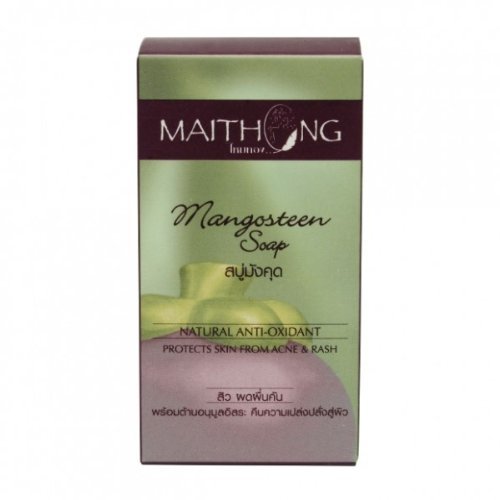 Mangosteen Herbal Soap with Natural Anti-Oxidant, Protects Skin from Acne & Rash, 100g