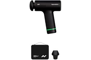 Hyperice Hypervolt Go 3 – Compact Handheld Percussion Massage Gun with QuietGlide Technology | 3 Speeds, Portable Lightweight