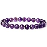 Rose Quartz Beaded Bracelet, Adjustable, 8mm Crystals, Handmade Gemstone Jewelry