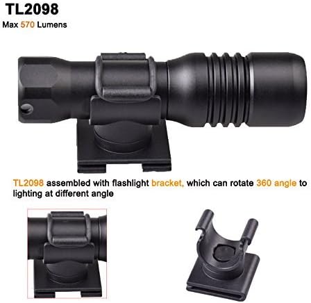 Merlin Light 570 lumen 200M Adjustable 360 Angle Holder Diving Light (Black) (Torch+bracket)