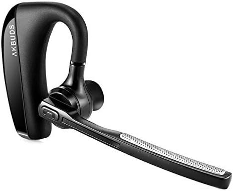 Bluetooth headset, Wireless Hands Free Bluetooth Earpiece Earbuds Headphones with Microphone for Drivers Talking, For Music - Compatible with iPhone, Android Cell Phones (New Version))