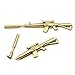 Rifle Bullet Pen,Gold Sniper Rifle Gun Shape Gel Ink Pens Stationery For Students school supplies and Office Ball Point Novelty,5 Count