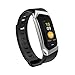 Smart Watch Color Touchscreen 2018 Newest Special Edition Bluetooth Sport Band with Heart Rate & Blood Pressure & GPS Sleep Monitor Fitness Activity Tracker, Android iOS(Black&Silver)