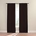 ECLIPSE Fresno Modern Blackout Thermal Rod Pocket Window Curtain for Bedroom (1 Panel), 52