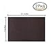 2 Pieces Leather Patch, Adhesive Backing Leather seat Patch for Repair Sofa, Car Seat, Jackets, Handbag, 13 by 7 Inch, Dark Brown
