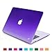 Fade to White Matte Carrying Hard Shell Case for MacBook Air 13.3” A1466 & A1369 (Purple)