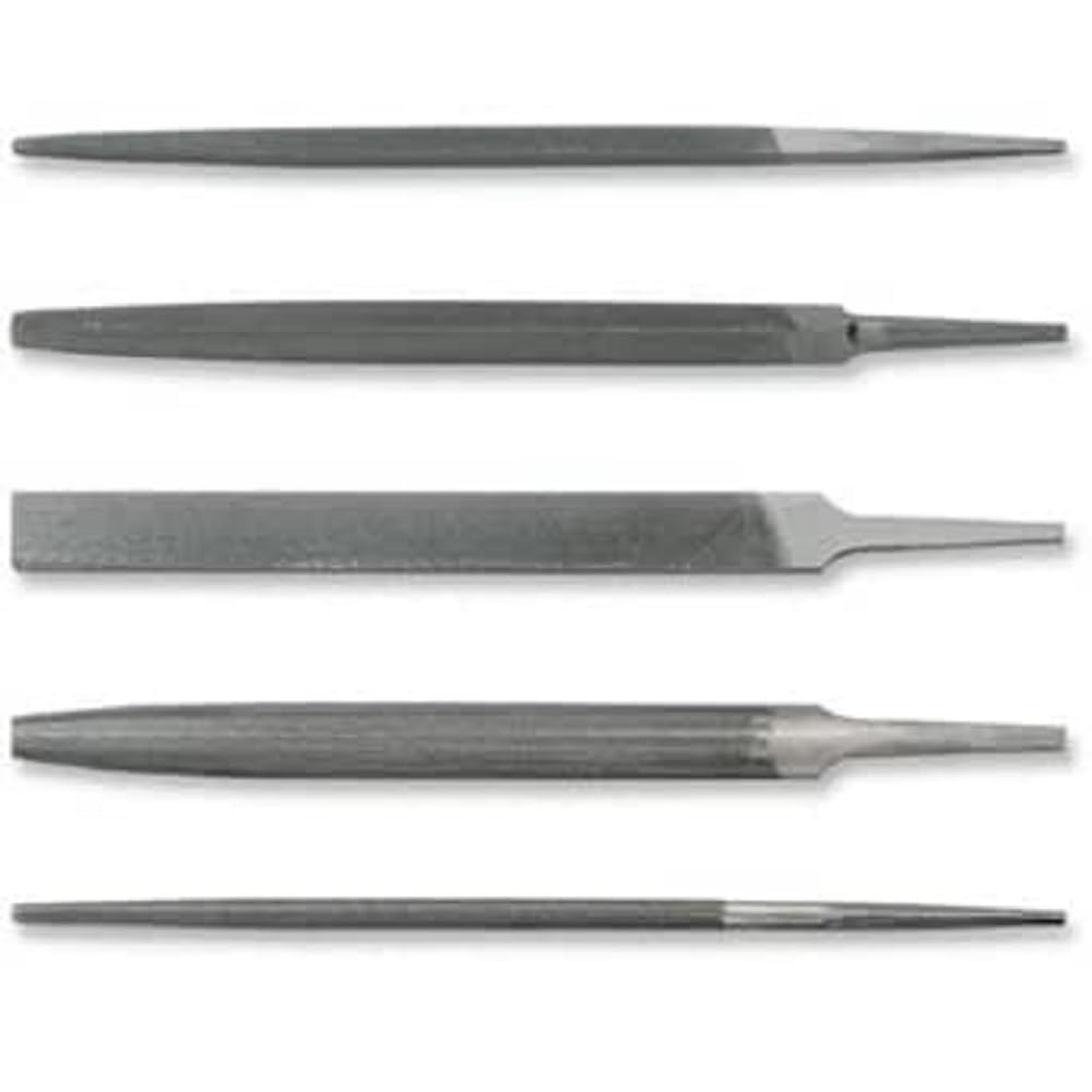 Beta 17180037 Model 1718 A8/M Half Round Second Cut File without Handles, 8"/200mm