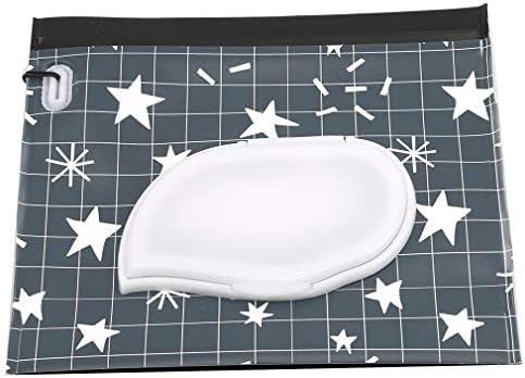 DearAnswer Portable Baby Wet Wipe Case Pouch Dispenser Star Pattern Eco-Friendly Tissue Boxes