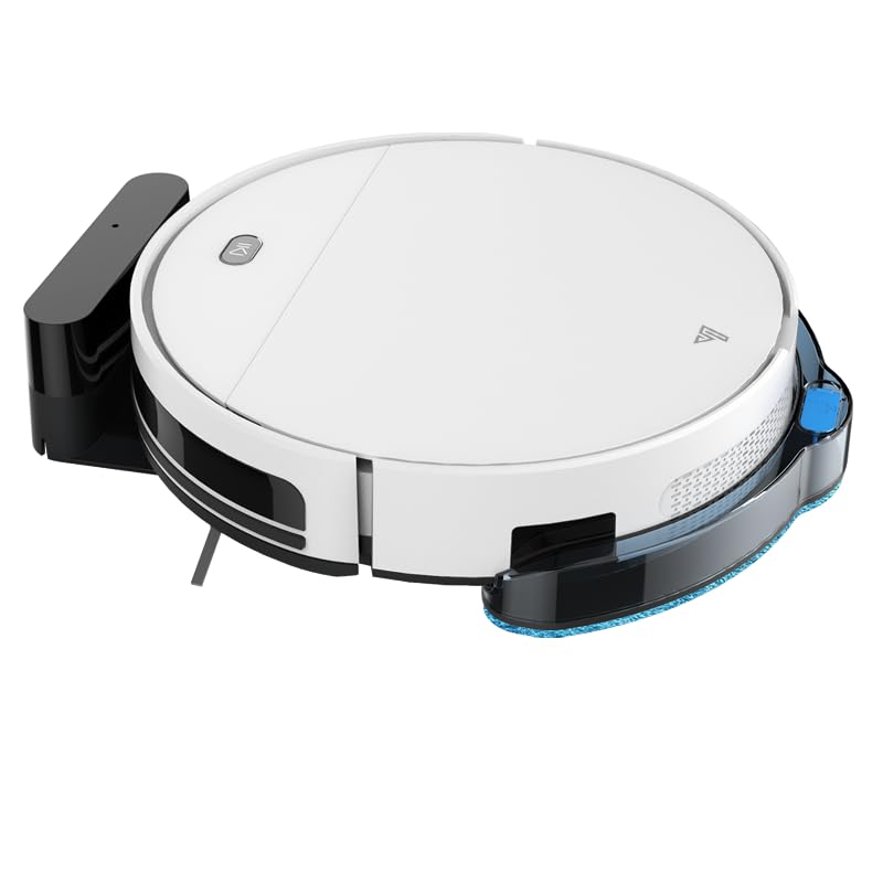 Yigars 2026 Robot Vacuum Cleaner, 2 in 1 Robot Vacuum Cleaner 5500Pa Slim Connected with WiFi/Alexa/App, 3 Cleaning Modes, Self-Charging, Intelligent Cleaning for Pet Hair and Dust