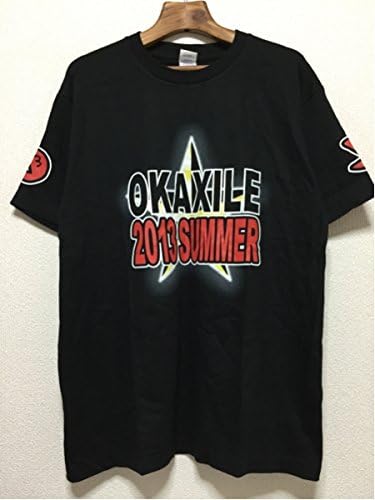 Amazon Okaxile オカザイル めちゃイケ Tシャツ 半袖 黒 岡村隆史 13 サイズ L アイドル 芸能人グッズ 通販