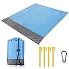 Remebe Stranddeken, extra groot, 210 x 200 cm, strandmat, waterdicht, zanddicht voor 4-7 volwassenen, picknickdeken met…