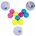 Fronnor Silicone Elastic Peanut Yoga Massage Massager Ball Rollers Back Trigger Point Therapy Sports Gym Release Excise Mobility Tools (Blue)
