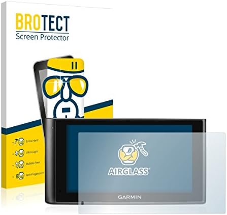 BROTECT AirGlass Glass Protector - Screen Protector for Garmin nüviCam LMT-D (ultra-thin, extra-hard, high-Transparency, anti-fingerprint coating, flexible)