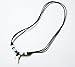 Exoticdream Real Shark Tooth Necklace Reggae Rasta Jamaican Surfer Hawaiian Beach Boys Girls Men - Sky Blue White