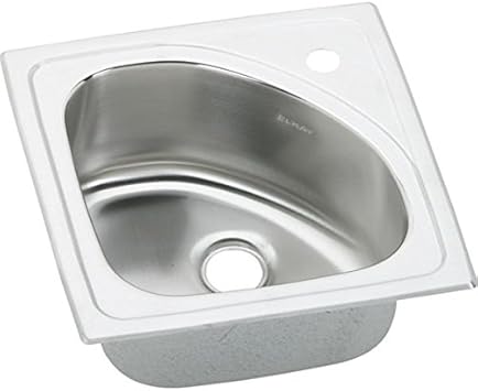 Elkay Blgr15151 Harmony Lustertone Stainless Steel 15 Inch Single