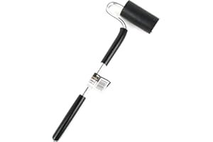 Tooltech J-Roller for Plastic Laminate – 1.5" Diameter x 3" Wide Non-Marking Roller with 12.5" Handle for Applying Laminate, 