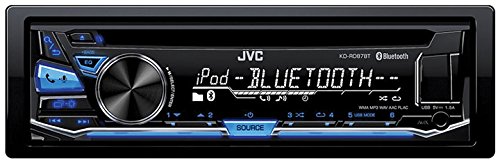 Jvc kdrd87bt ipod and android usb/cd receiver with blue…