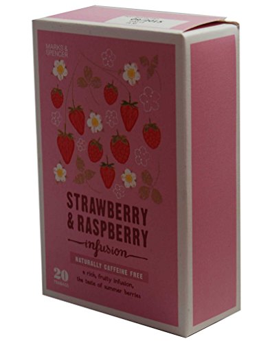Marks & Spencer Strawberry & Raspberry Infusion - 20 Teabags (from the UK) - Thumbnail 2