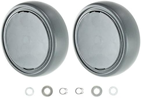 Qualtex Rear Wheels &amp; End Cap Covers For GTECH AirRam Vacuum Cleaners 2PK