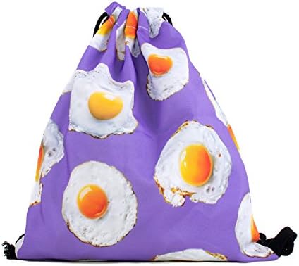 Fried Eggs All-Over-Print Shelfies Drawstring Bag