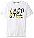 Lacoste Men's Tennis Short Sleeve Color Block Graphic T-Shirt