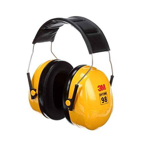 3M Peltor Optime 98 Over the Head Earmuff, Hearing Protection, Ear