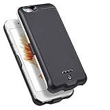 iPhone 7 Plus Battery Case, Kattiettery 10000mAh Ultra Slim Extended Backup Power Bank Battery Charger Case Cover with Kickstand For Apple iPhone 7 Plus/6s Plus/6 Plus(5.5 inch)-Black