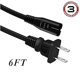 FITE ON UL Listed 6FT/1.8M AC IN Power Cord Cable
