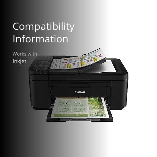 Canon PIXMA TR4720 All-in-One Wireless Printer, Home Use with Auto Document Feeder, Mobile Printing and Built-in Fax, Black