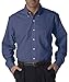 UltraClub Men's Classic Wrinkle-Resistant Long-Sleeve Oxford M FRENCH BLUE