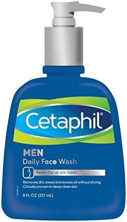 Cetaphil Men Daily Face Wash, 8 Fluid Ounce