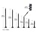 Hilitchi 220-Pcs #7 Coarse Thread Drywall Screw Assortment Kit, Bugle Head, Phillips Drive, Black Oxide Finish, for Drywall Sheetrock, Wood - [6 Different Size]