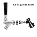 FERRODAY Stainless Steel Core Beer Faucet Beer Tap Ball Lock Liquid Disconnect HomeBrew Kit Ball Lock Faucet Beer Keg Tap