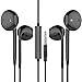Apple Earbuds/Wired earphones,HaRuion Stereo In-Ear Earbuds with Mic and Remote Control and Standard Packaging 2 Pack, Compatible with iPhone 7 Plus/7/6S/6 Plus/6/SE/5S/5C/5 In ear earbuds （Black）