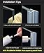 Glass Shower Door Seal Strip(No adhesive Include), Frameless Weather Stripping Seal Sweep for Door Windows, Flexible with Durable Weatherproof Silicone for 3/8