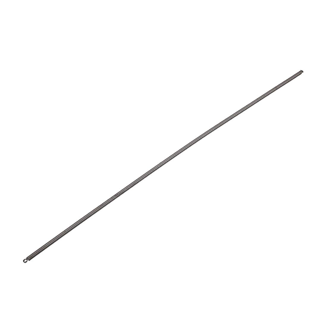 Sourcingmap Extension Spring - 0.5mm Wire Dia, 3mm OD, 300mm Free Length Spring Steel Small Dual Hook Tension Spring