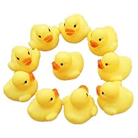 F_Gotal Toys for Boys Girls Clearace - Baby Kids Toddler Educational Toys New One Dozen Rubber Duck Ducky Duckie Baby Shower Birthday Party Favors Learning Toys for Kids Child Adults Gifts