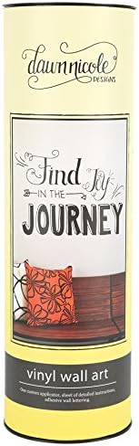 Dawn Nicole Designs Find Joy in the Journey Vinyl Wall Decal, Black, 30 x 20 inches