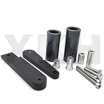 SMT Motorcycle Carbon Fiber No Cut Frame Slider For 2009 2010 2011 Kawasaki Ninja 650 Ex650 650R
