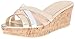 Nine West Women's Caserta Metallic Platform Sandal