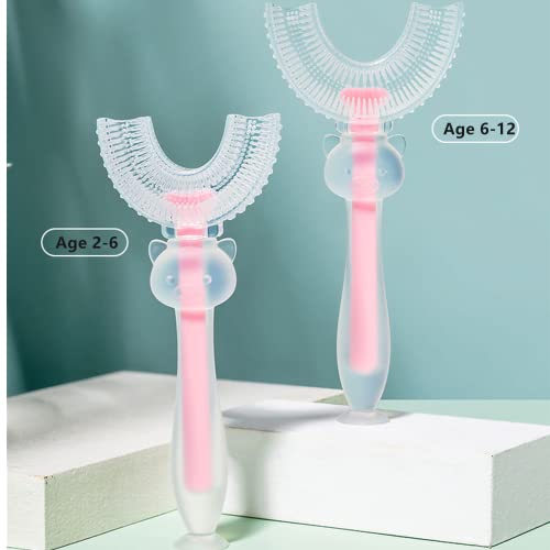 [Upgraded] U Shaped Toothbrush Kids Toddler Baby Toothbrushes 360