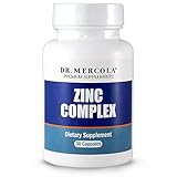 Dr. Mercola Zinc Complex - 30 Capsules - An Essential Trace Mineral - Contains Zinc Gluconate, Zinc Amino Acid Chelate, and Zinc Citrate
